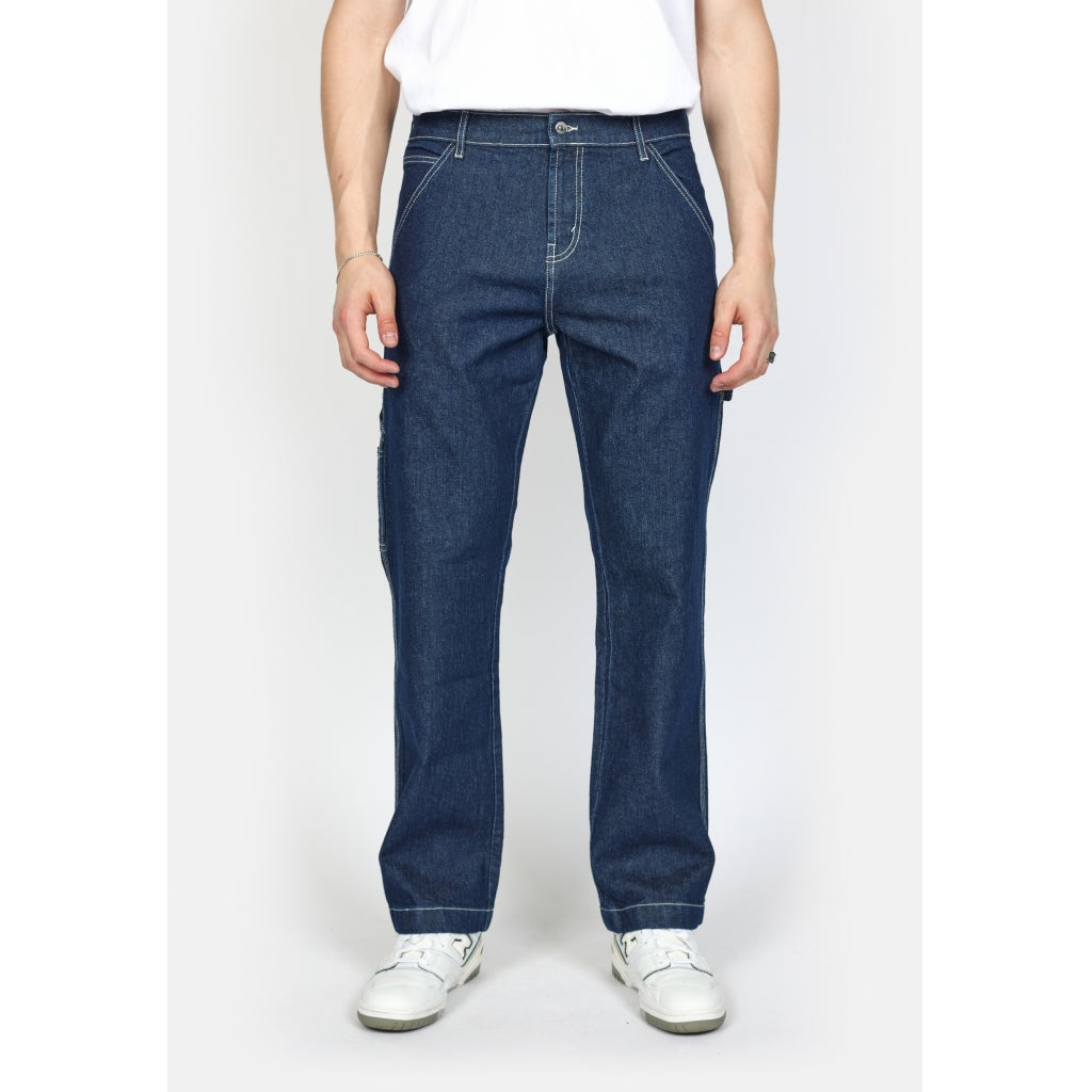 Denim project DPWorkwear Straight Jeans Jeans 681 Dark Blue Rinse