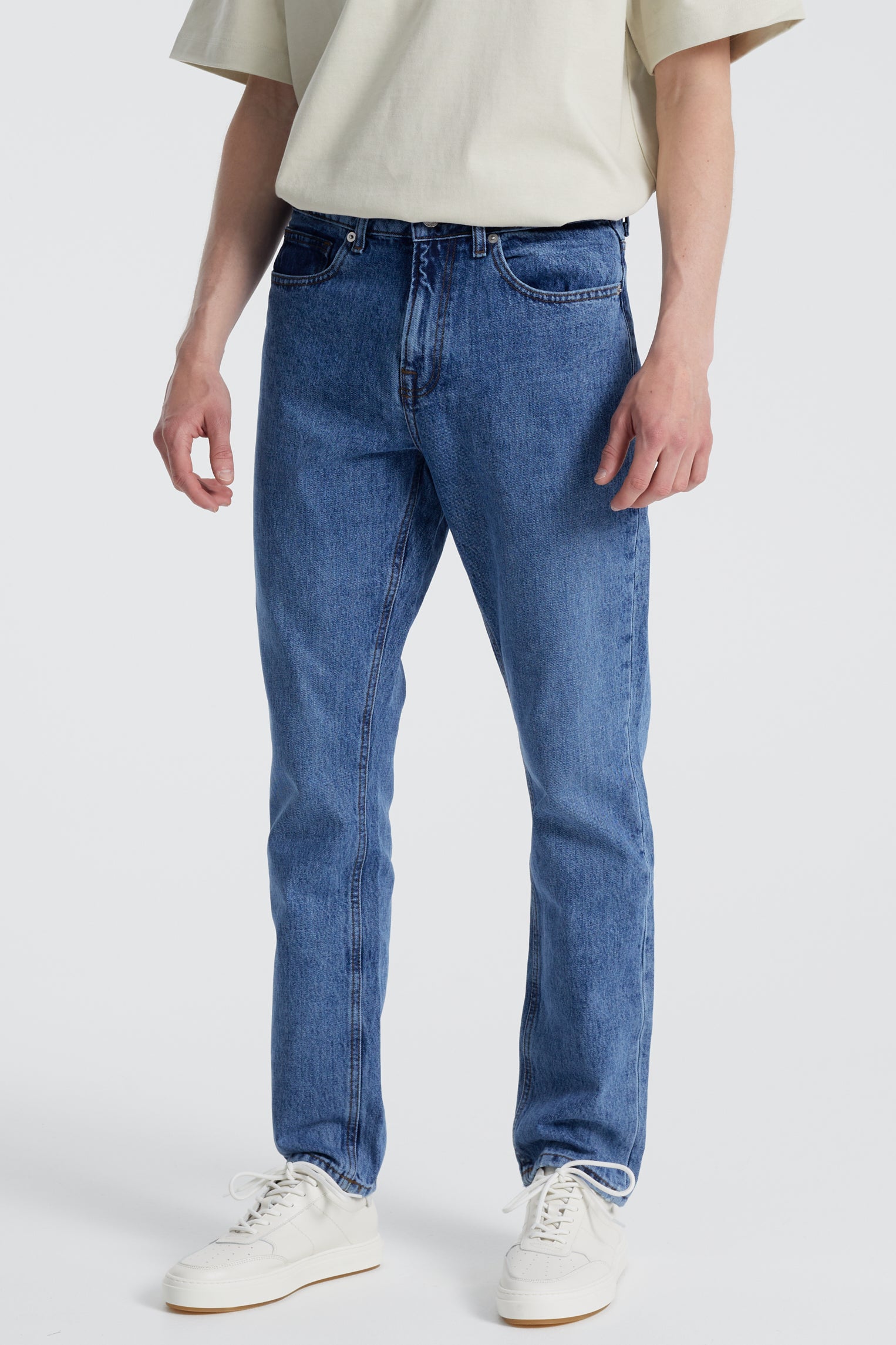 Denim project Classic Organic Dad Jeans Jeans 129 Light Wash