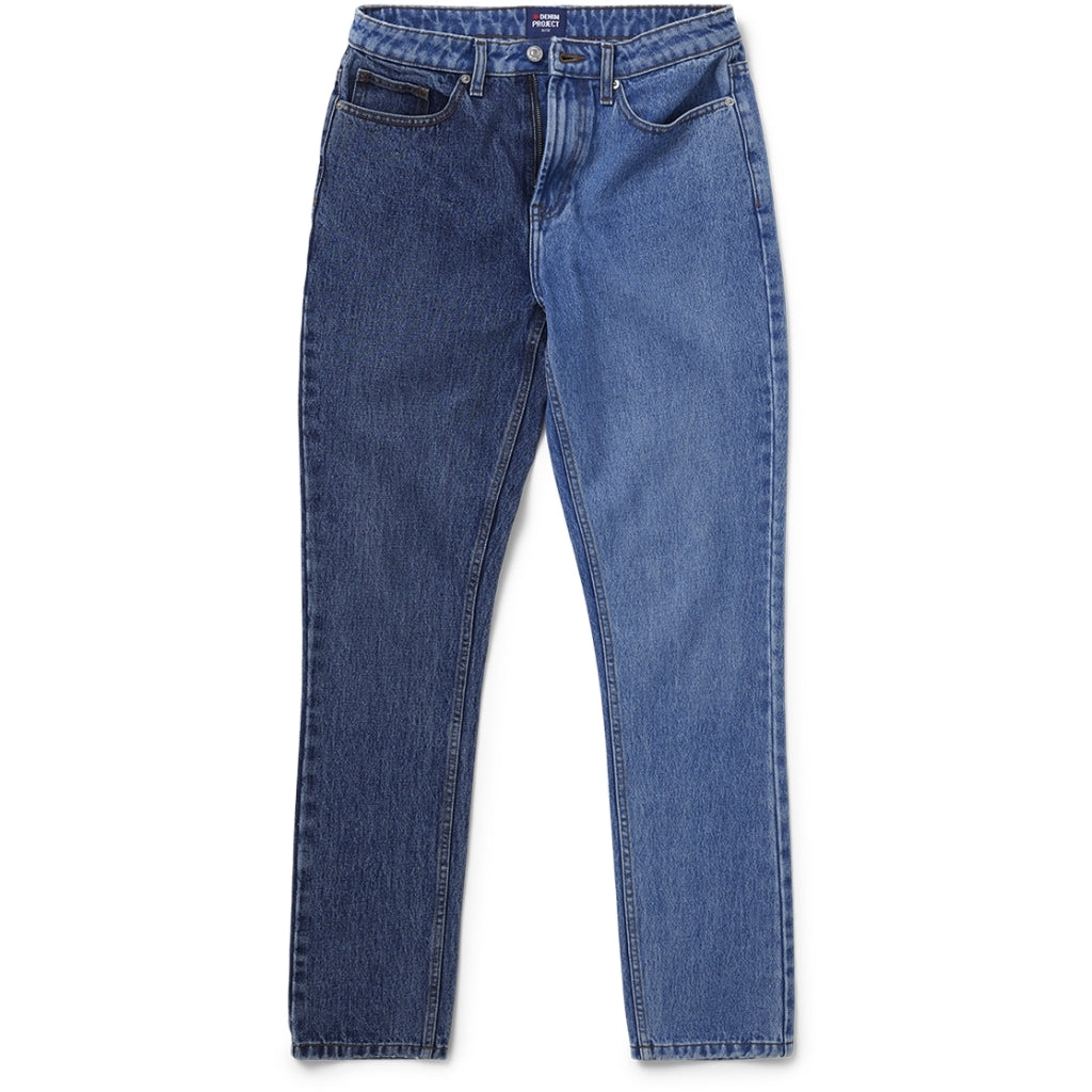 Denim project Classic Organic Dad Jeans Jeans 210 Dark/Light Wash