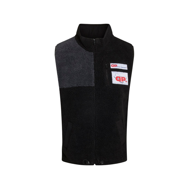 Denim project DPARTHUR FLEECE VEST Vest 001 Black