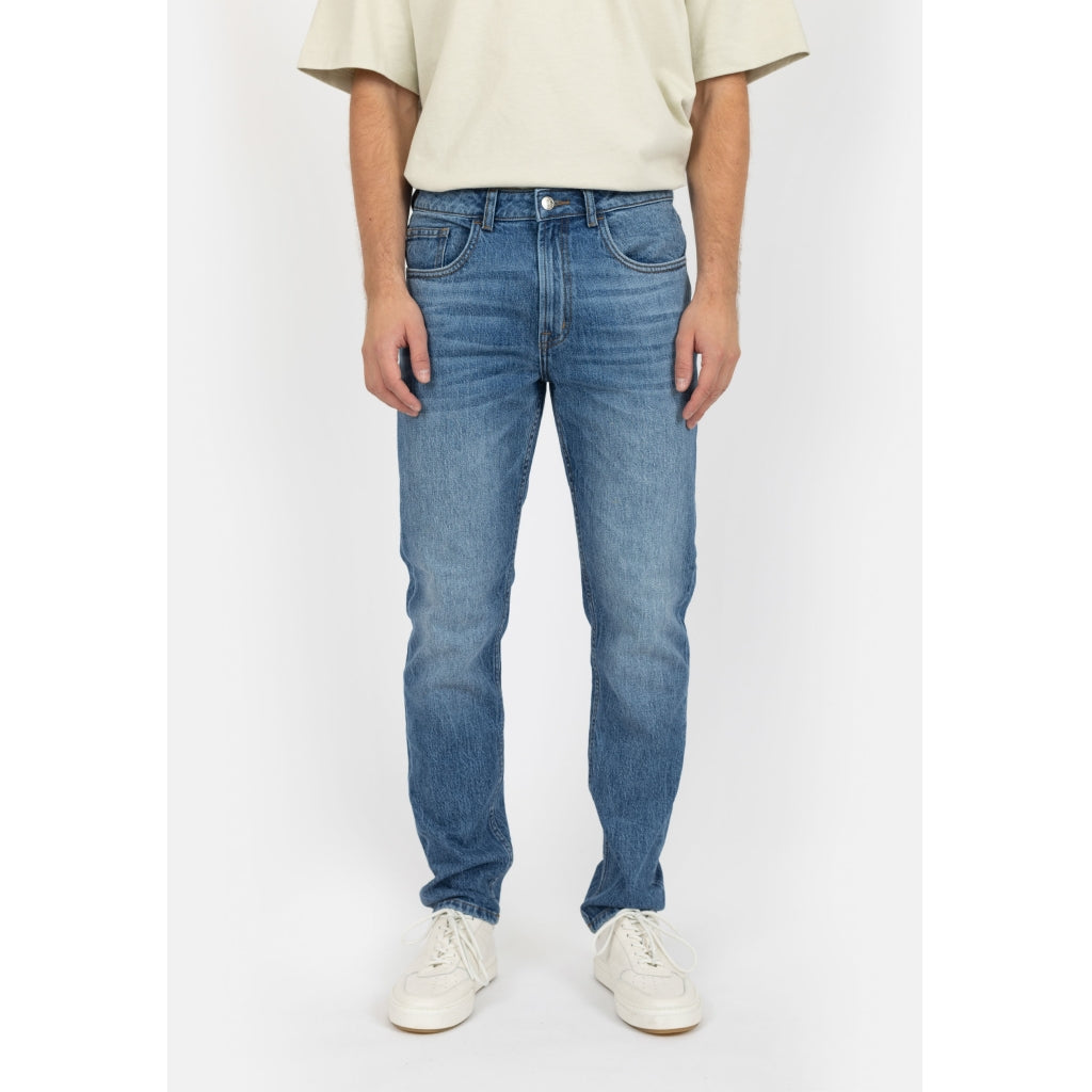 Denim project DPBoston Straight Recycled Jeans Jeans VI301 Mid. Blue Vintage