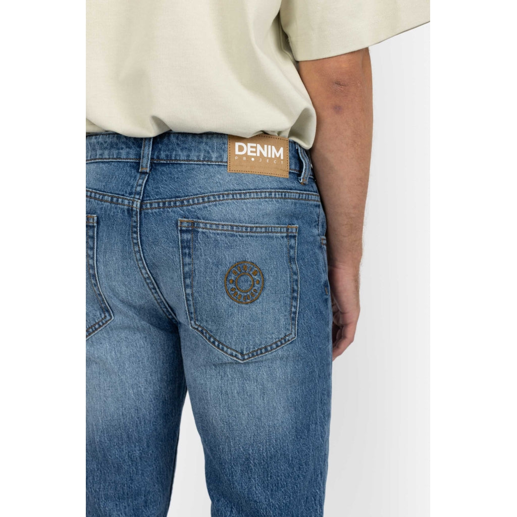 Denim project DPBoston Straight Recycled Jeans Jeans VI301 Mid. Blue Vintage