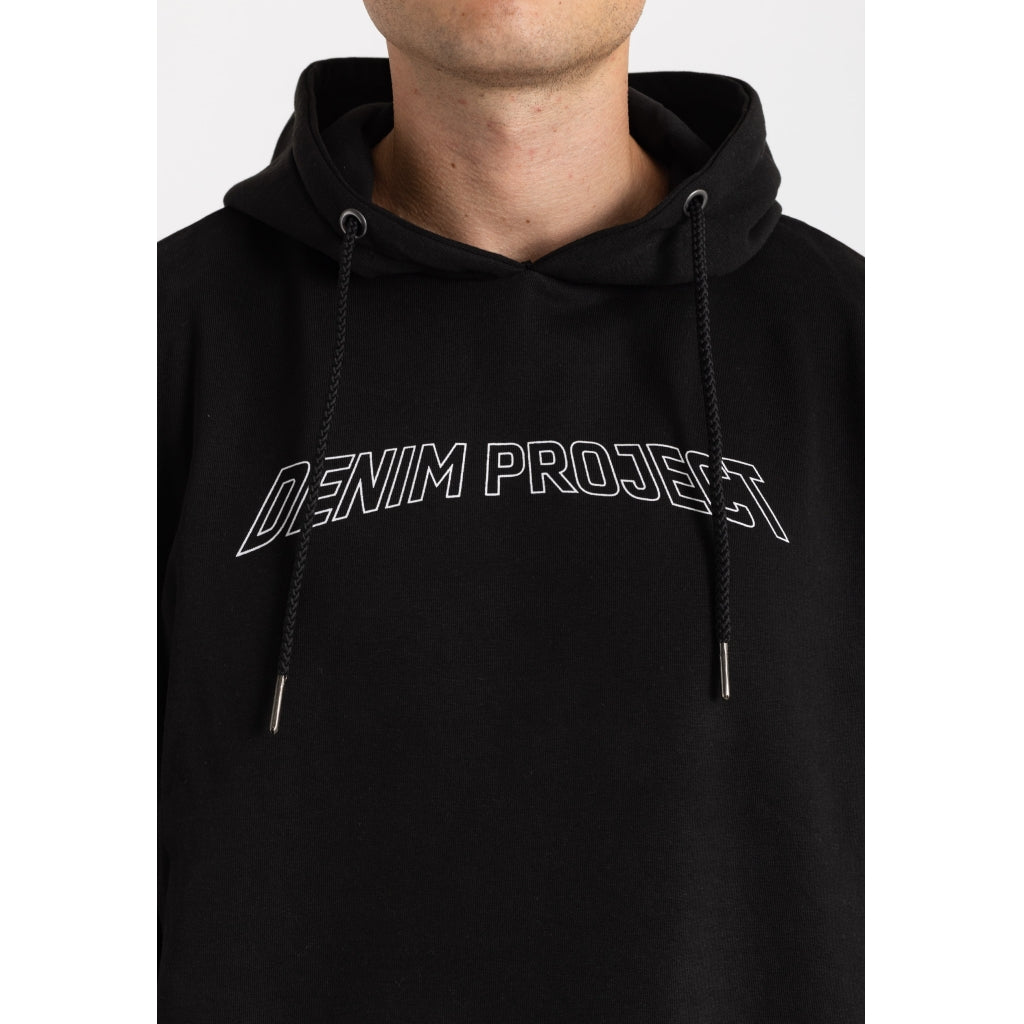 Denim project DPCLEAN HOODIE Sweat 001 Black