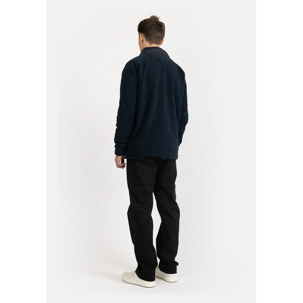 Denim project DPCombined Half Zip Fleece FLEECE 578 Carbon Blue