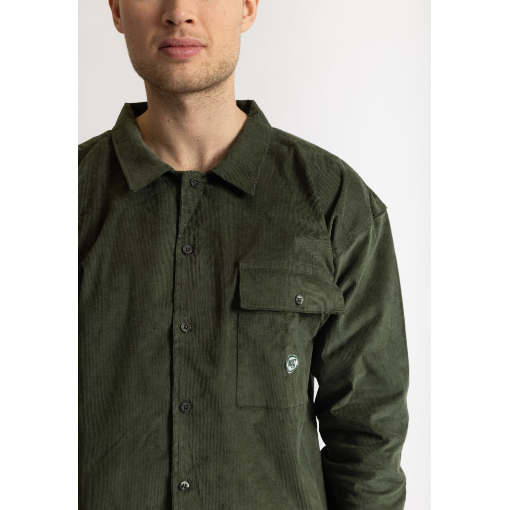 Denim project DPCorduroy LS Shirt Shirts 577 Duffel Bag Green