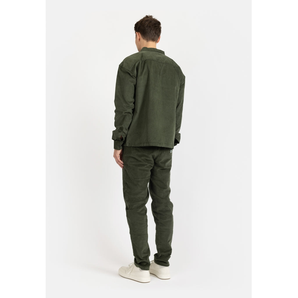 Denim project DPCorduroy LS Shirt Shirts 577 Duffel Bag Green