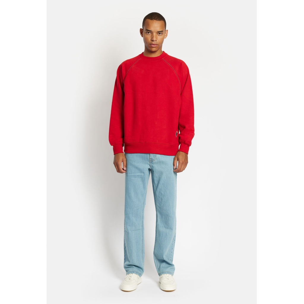 Denim project DPJAMES NEW SWEAT CREW NECK Sweat 232 High Red