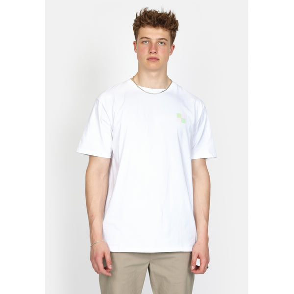 Denim project DPJohnny´s Burgers Tee T-Shirt 130 Optic White