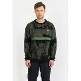 Denim project DPKnitted Camo Stripe Sweater Sweat 607 Green Camo