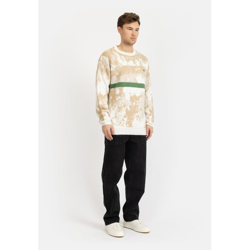 Denim project DPKnitted Camo Stripe Sweater Sweat Offwhite Camo