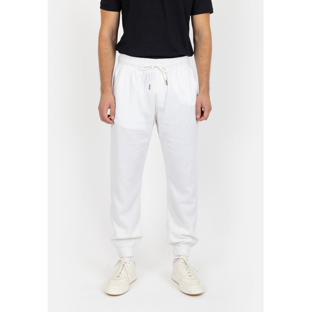 Denim project DPLINEN JOGGER Pants 002 White