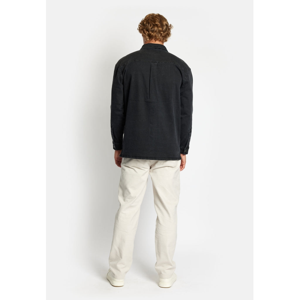 Denim project DPLoose Oversized Denim Shirt Shirts 677 Black Washed