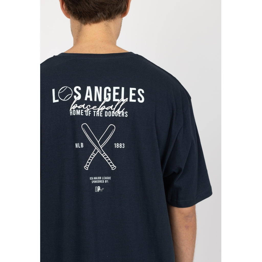 Denim project DPLos Angeles T-shirt T-Shirt 578 Carbon Blue