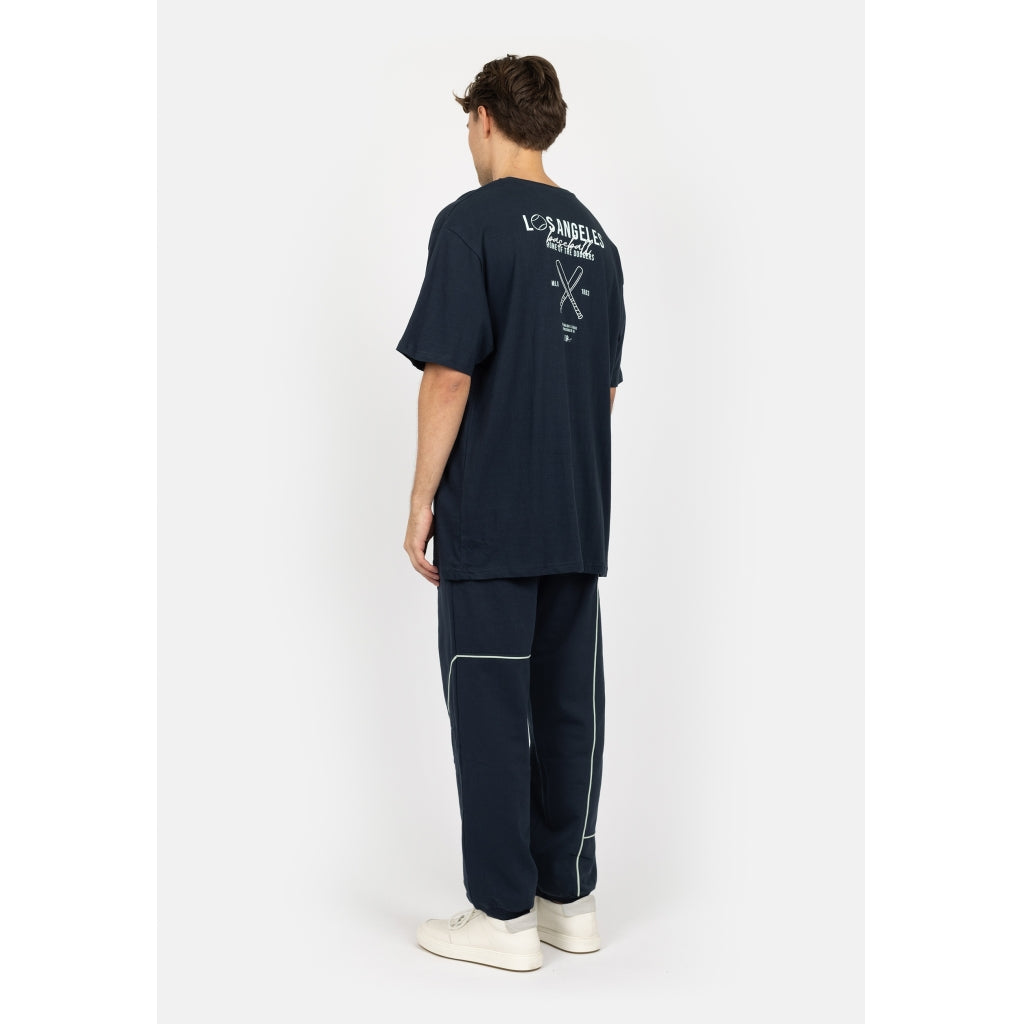 Denim project DPLos Angeles T-shirt T-Shirt 578 Carbon Blue