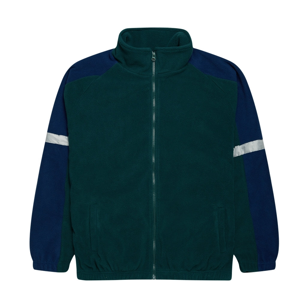 Denim project DPLuke Fleece FLEECE 239 High Green w. Navy/Grey