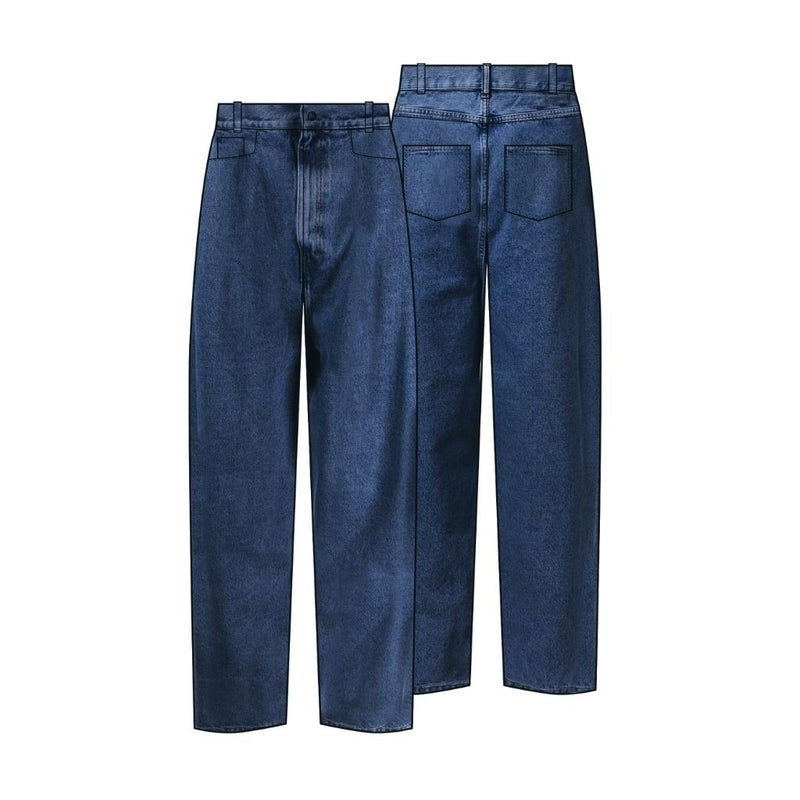 Denim project DPMR. LOOSE Jeans 317 Blue Denim Wash