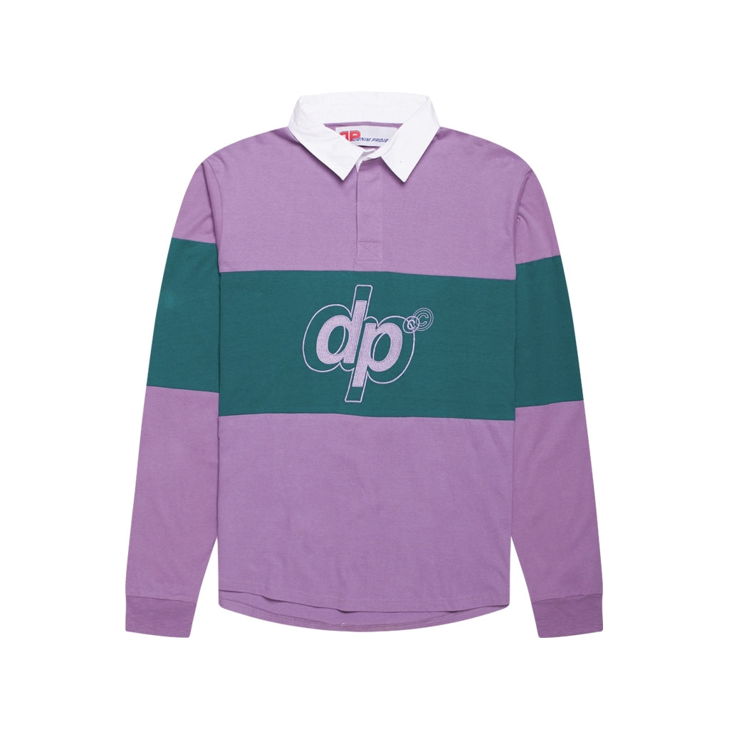 Denim project DPNoah Rugby Polo Polo 260 High Green/Purple