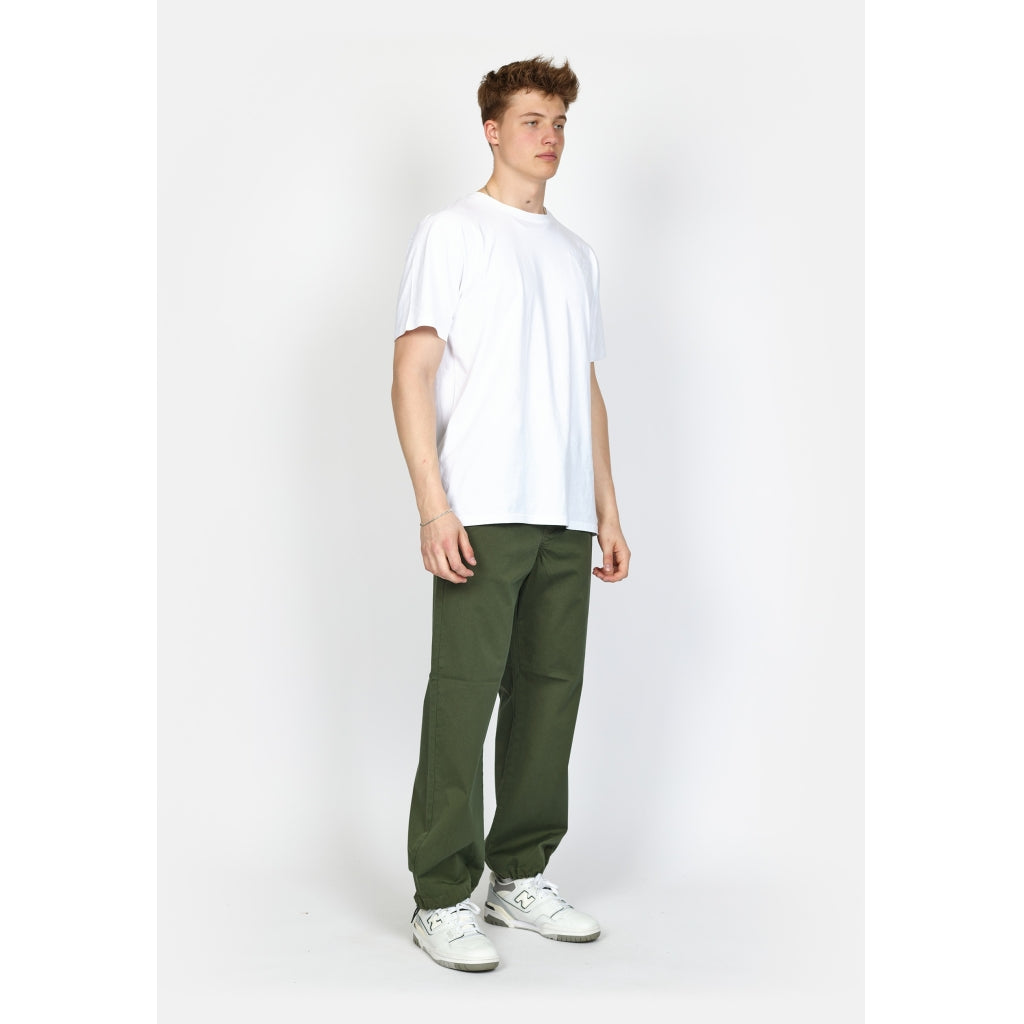 Denim project DPPARACHUTE TWILL PANTS Pants 577 Duffel Bag Green