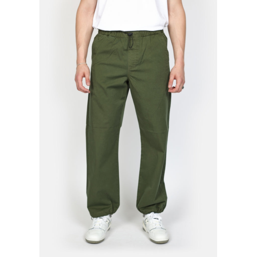 Denim project DPPARACHUTE TWILL PANTS Pants 577 Duffel Bag Green