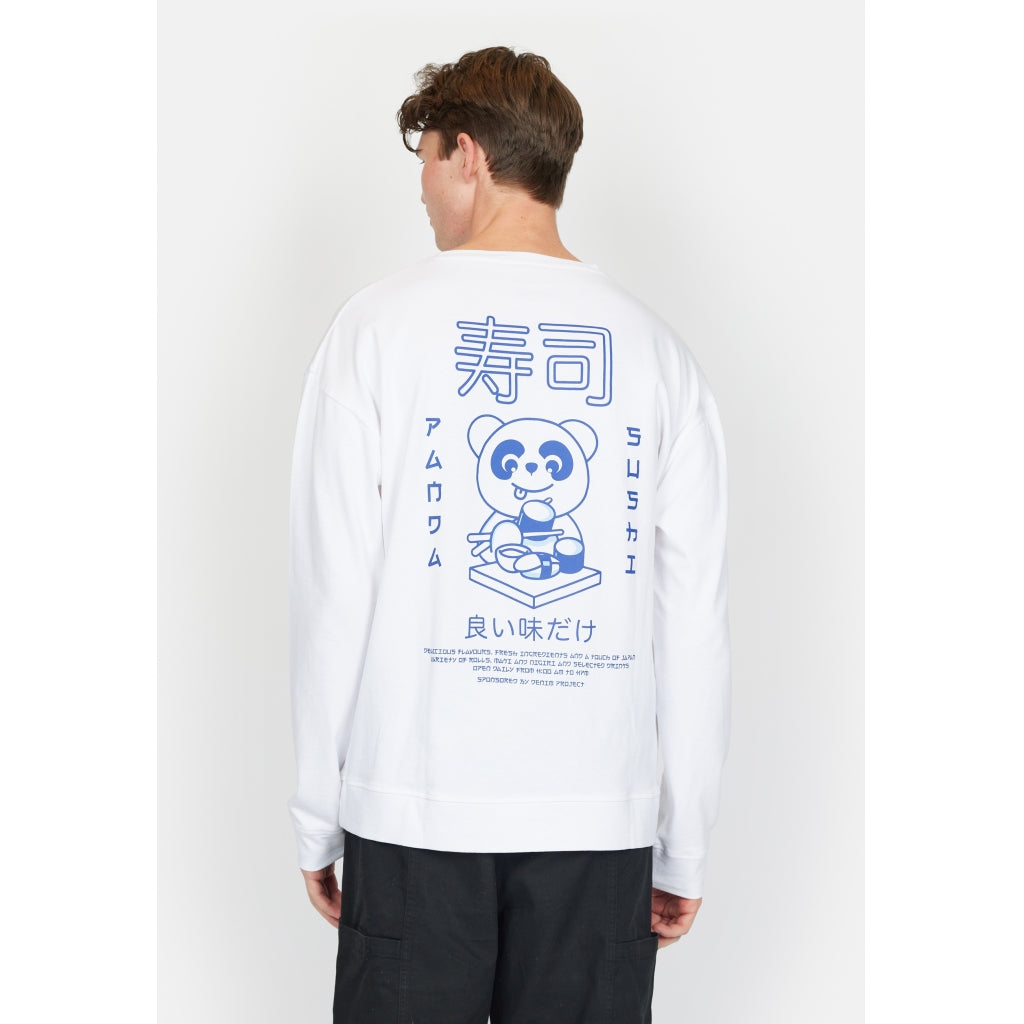 Denim project DPPanda Oversized LS Tee T-Shirt 002 White