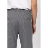 Denim project DPPinstripe Seam Detail Pants Pants 583 - Grey/Light Grey Pinstripe