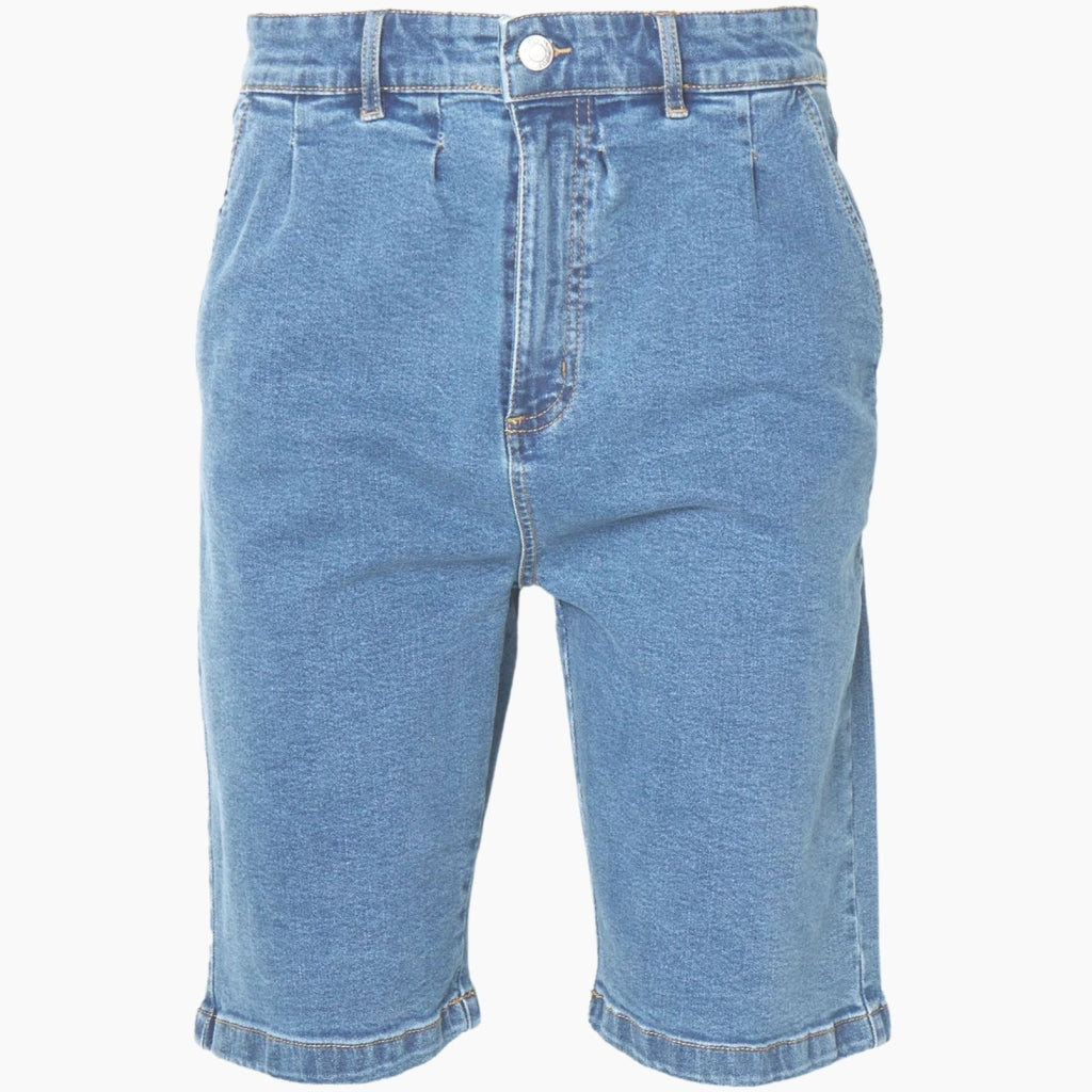 Denim project DPSlouchy Denim Shorts Shorts 678 Light Blue Washed