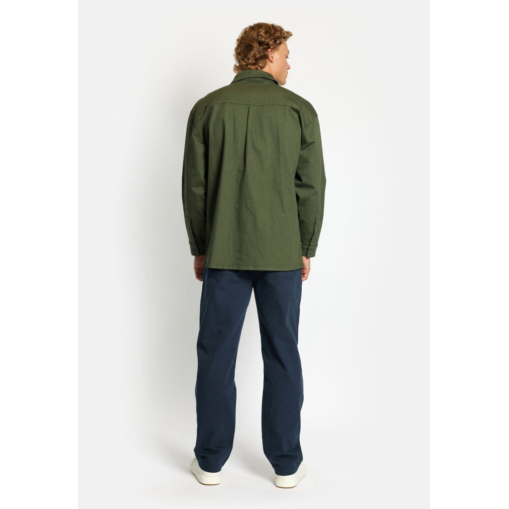 Denim project DPStitch Detail Denim Shirt Shirts 577 Duffel Bag Green