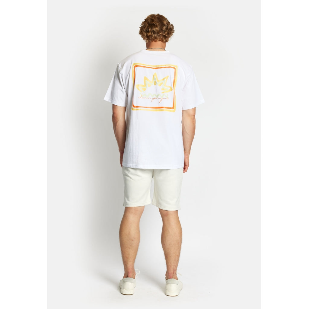 Denim project DPSunset Oversized T-Shirt T-Shirt 002 White