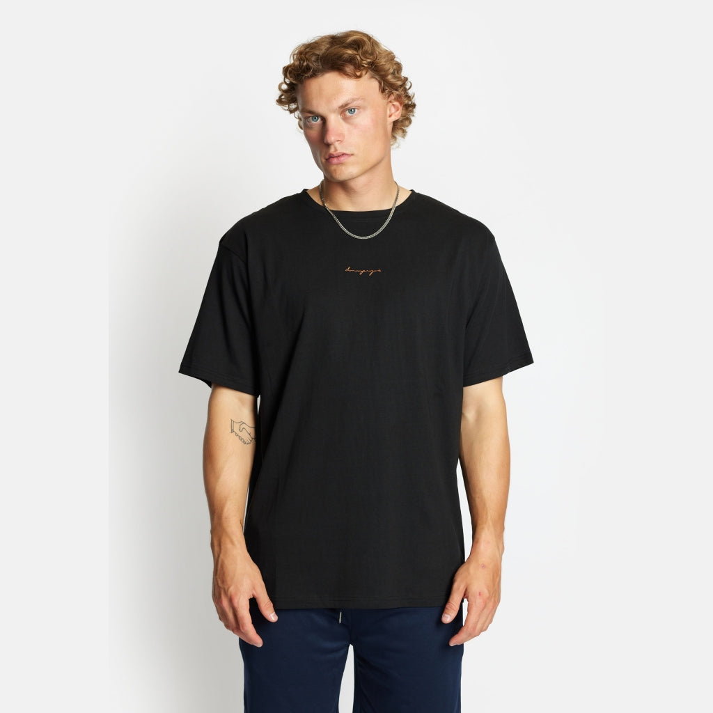 Denim project DPSunset Oversized T-Shirt T-Shirt 744 Black faded