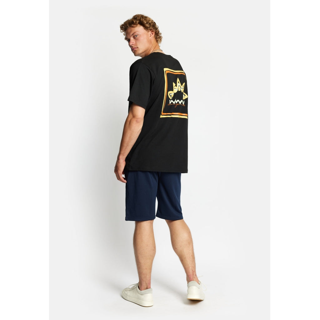 Denim project DPSunset Oversized T-Shirt T-Shirt 744 Black faded