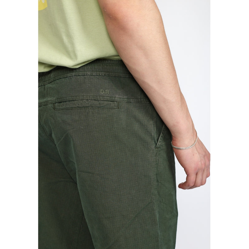 Denim project DPTAPERED RIPSTOP PANTS Pants 577 Duffel Bag Green