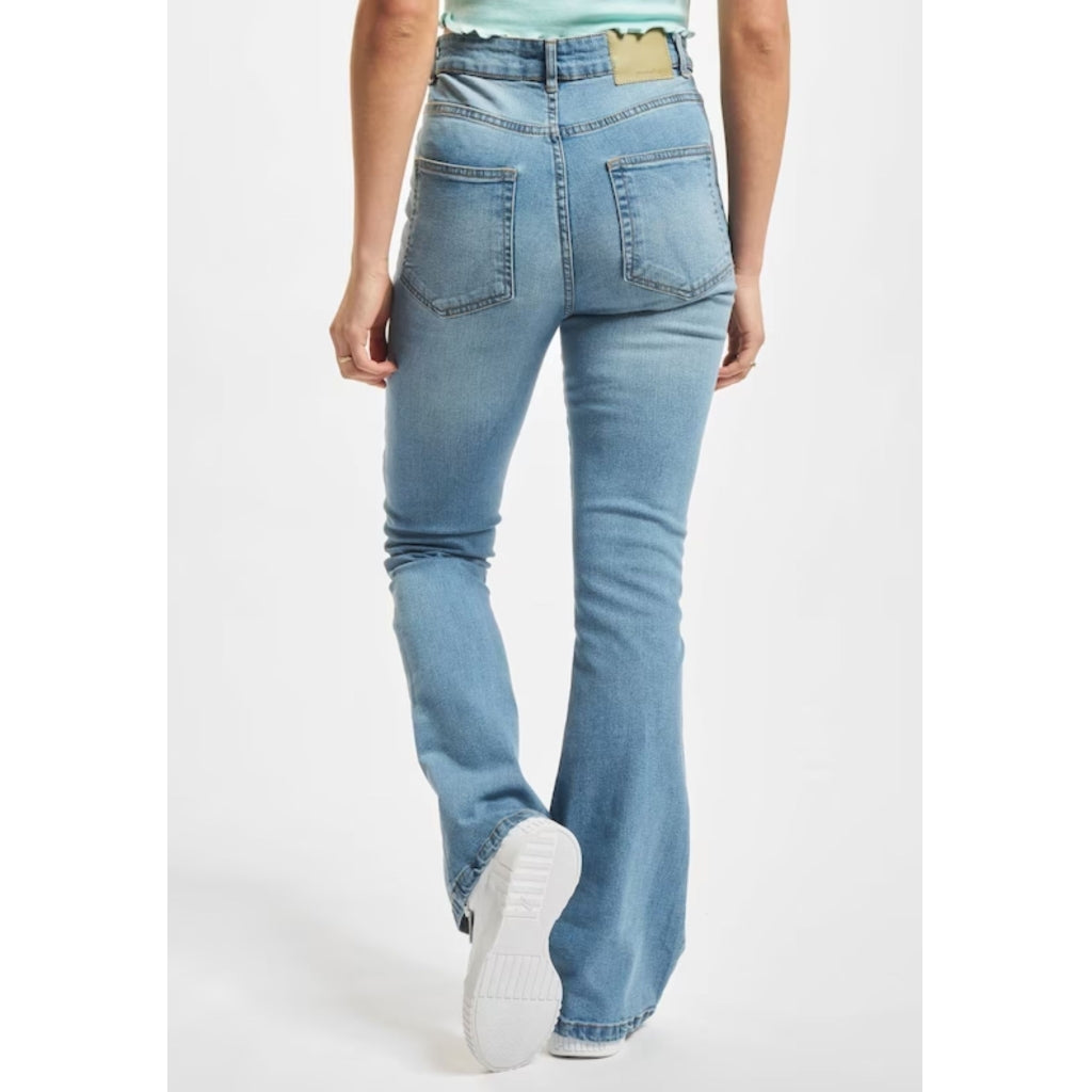 Denim project DPWCARO FLARED JEANS Jeans W003 Light Blue