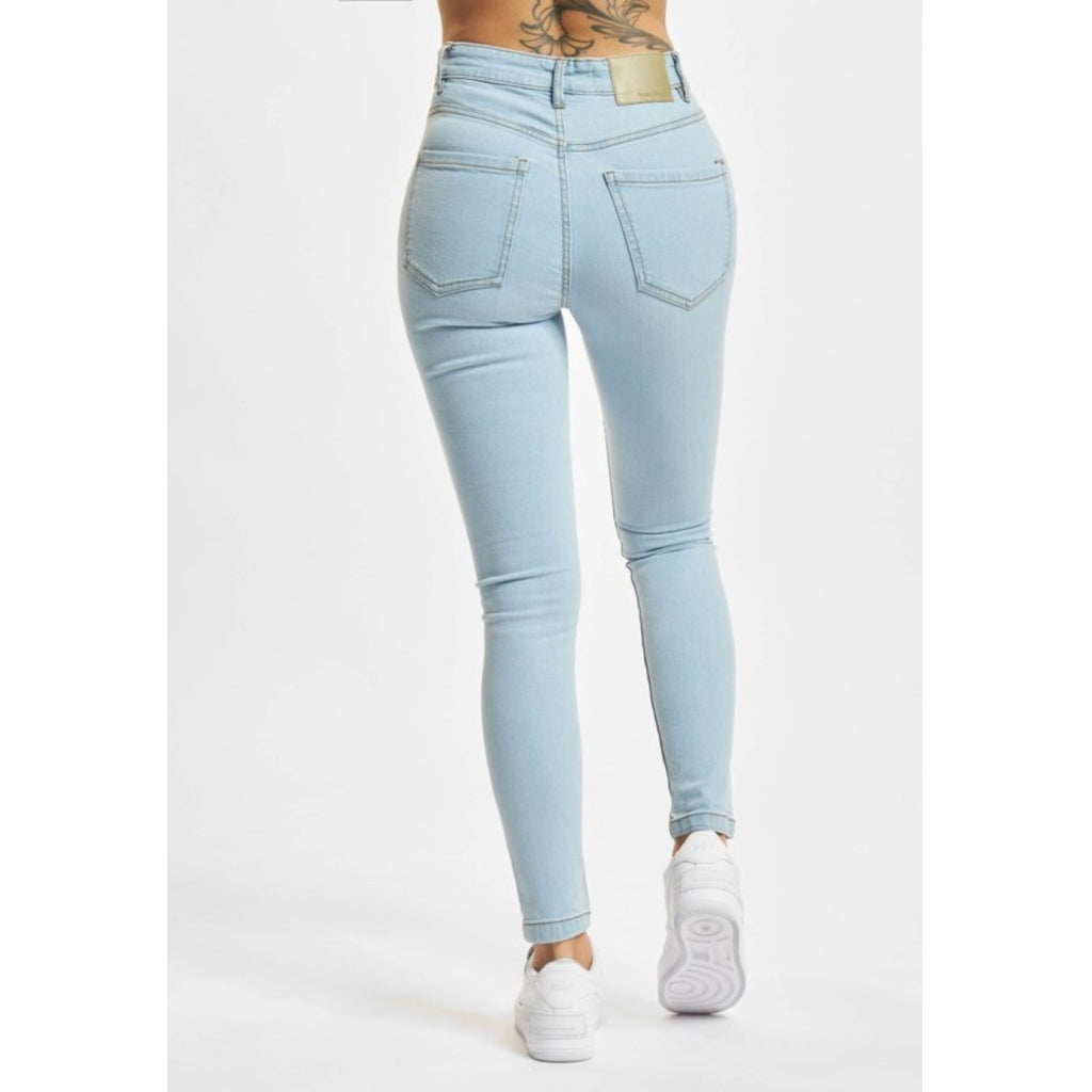 Denim project DPWKIKI MID WAIST SKINNY JEGGINS Jeans W003 Light Blue