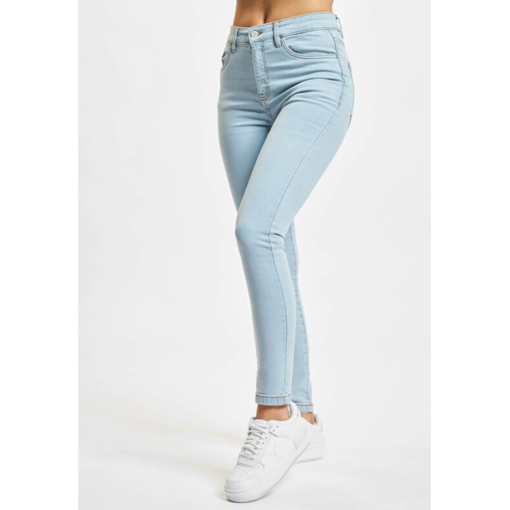 Denim project DPWKIKI MID WAIST SKINNY JEGGINS Jeans W003 Light Blue