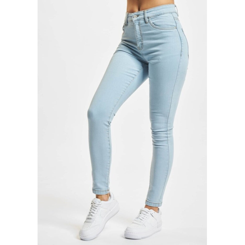 Denim project DPWKIKI MID WAIST SKINNY JEGGINS Jeans W003 Light Blue