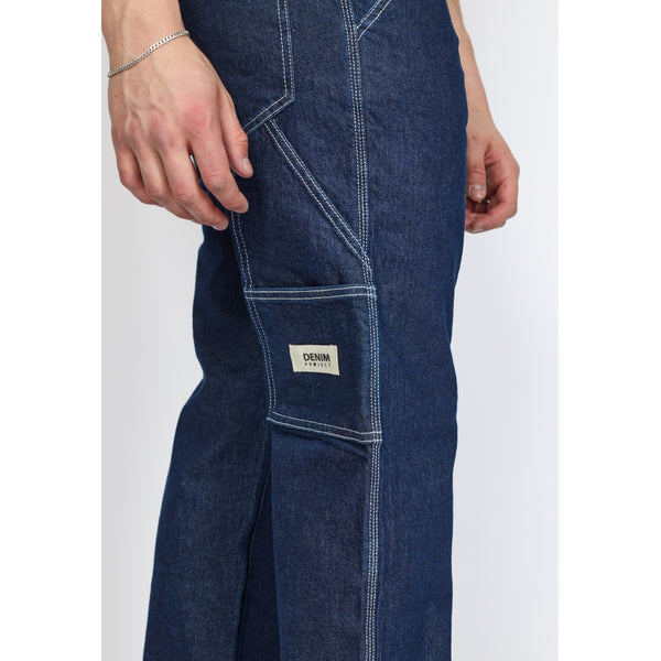 Denim project DPWorkwear Straight Jeans Jeans 681 Dark Blue Rinse