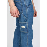 Denim project DPWorkwear Straight Jeans Jeans 682 Mid Blue Stone