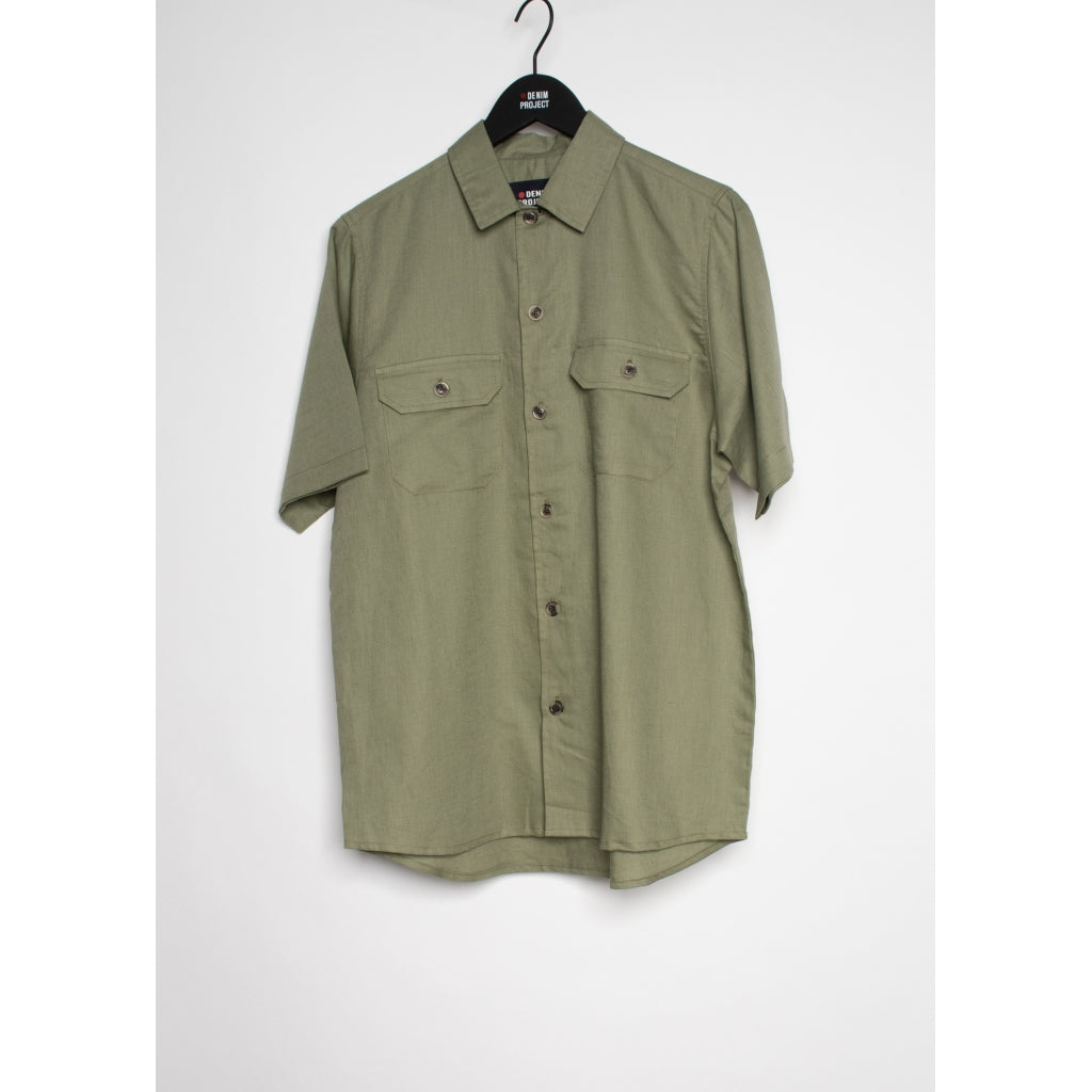 Denim project DP Linen ss shirt Shirts 140 DEEP DEPTHS