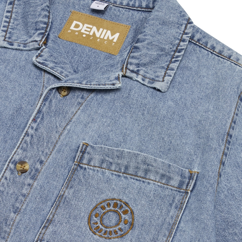 Denim project DPResort Recycled Shirt Shirts 545 Creek Light Blue Denim