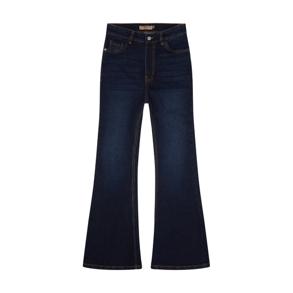 Denim project DPWCARO FLARED JEANS Jeans W002 Dark Blue