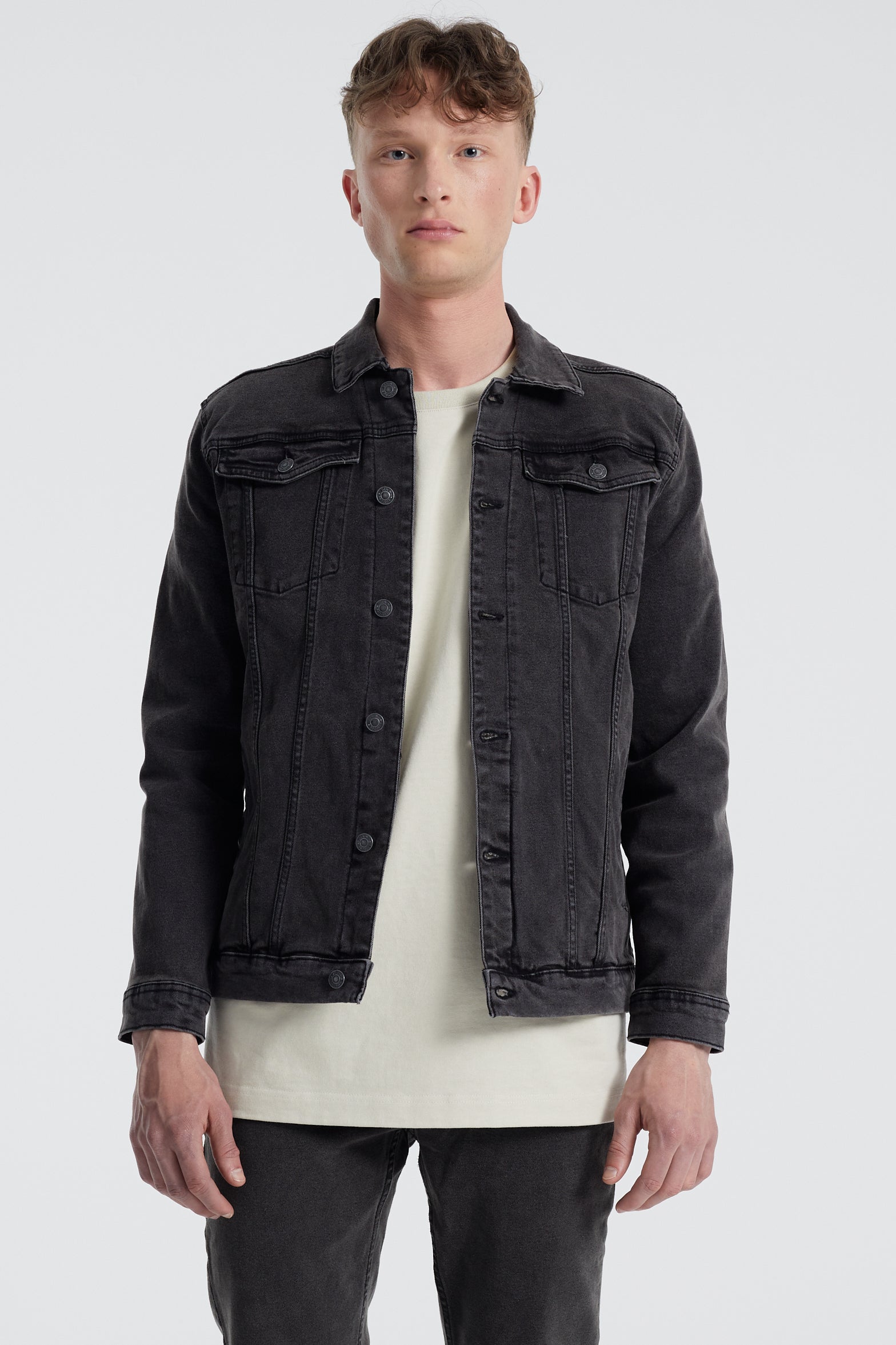 Denim project Kash Denim Jacket Jackets 003 Grey