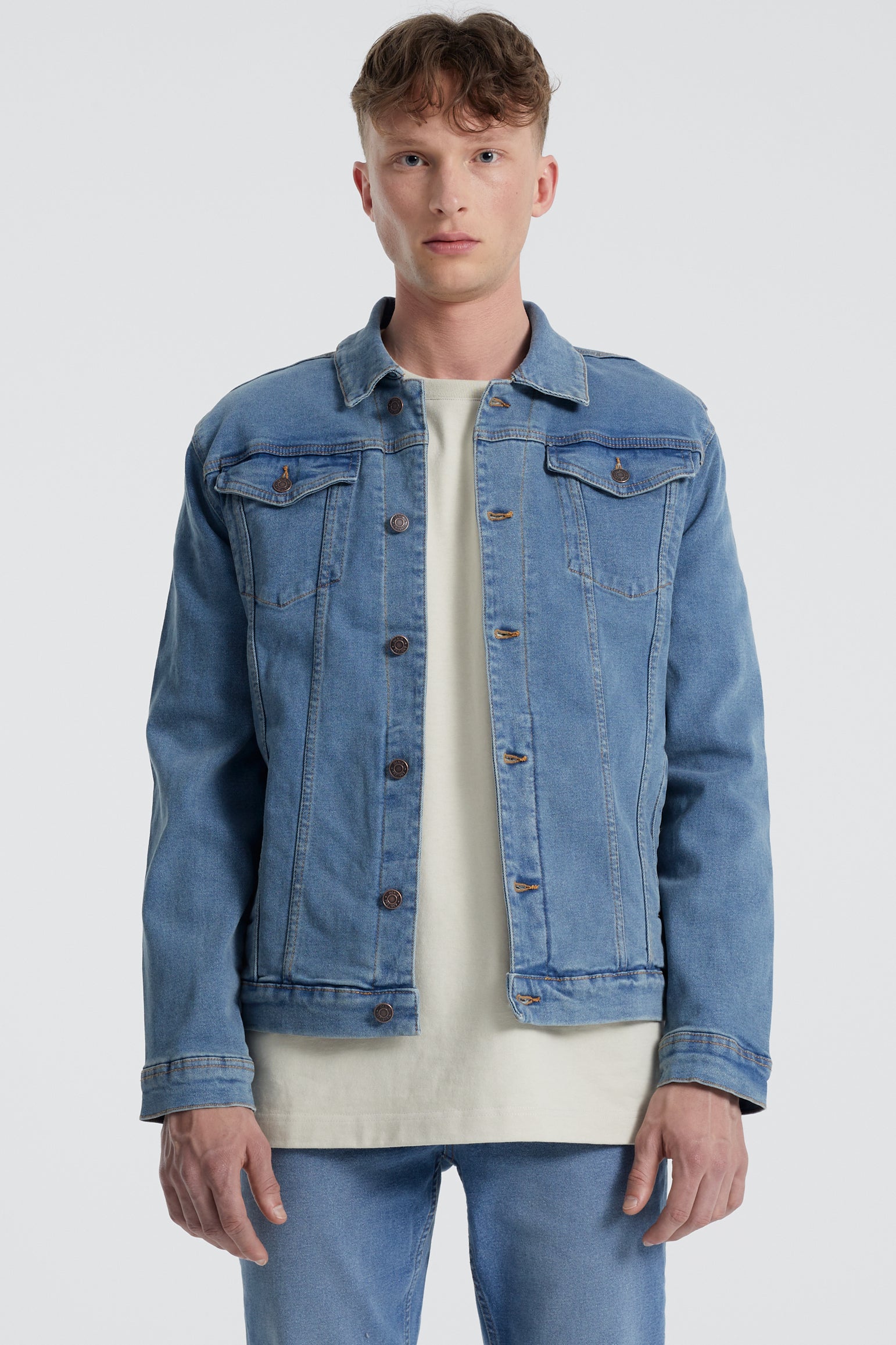 Denim project Kash Denim Jacket Jackets 044 Light Blue