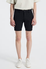 Denim project Ponte Shorts Shorts 027 Black White pin